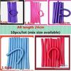 10pcs Universal Rod Stick Curling Iron Tool Rubber Curler Salon Home Hairdressing Tools