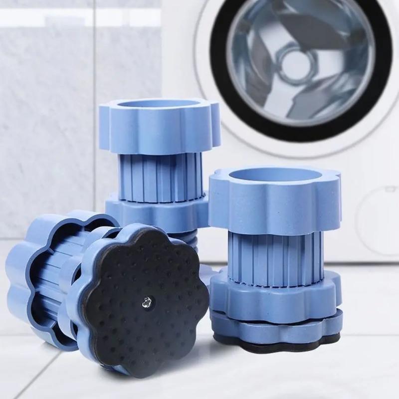4Pcs Erhöhen Höhe Waschmaschine Stoßfest Pad Rutschfeste Einstellbare Höhe Anti Vibration Matte Gummi Universal