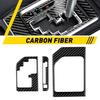 Carbon Fiber Gear Shifter Knob Panel Cover Sticker Trim For Toyota Tundra 14-21