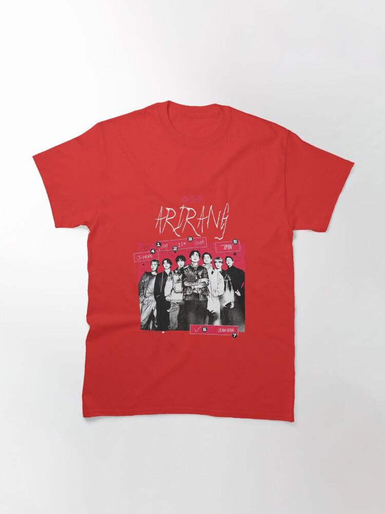 Arirang Retro Grunge Member Collage Classic TShirt 2026Summer Mens Womens Luxury Fashion Street Y2K Cotton Oversized Tshirt