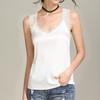 2018 European Summer Silkworm Satin Camisole: Versatile Slim-Fit Women's Top in Large Sizes
