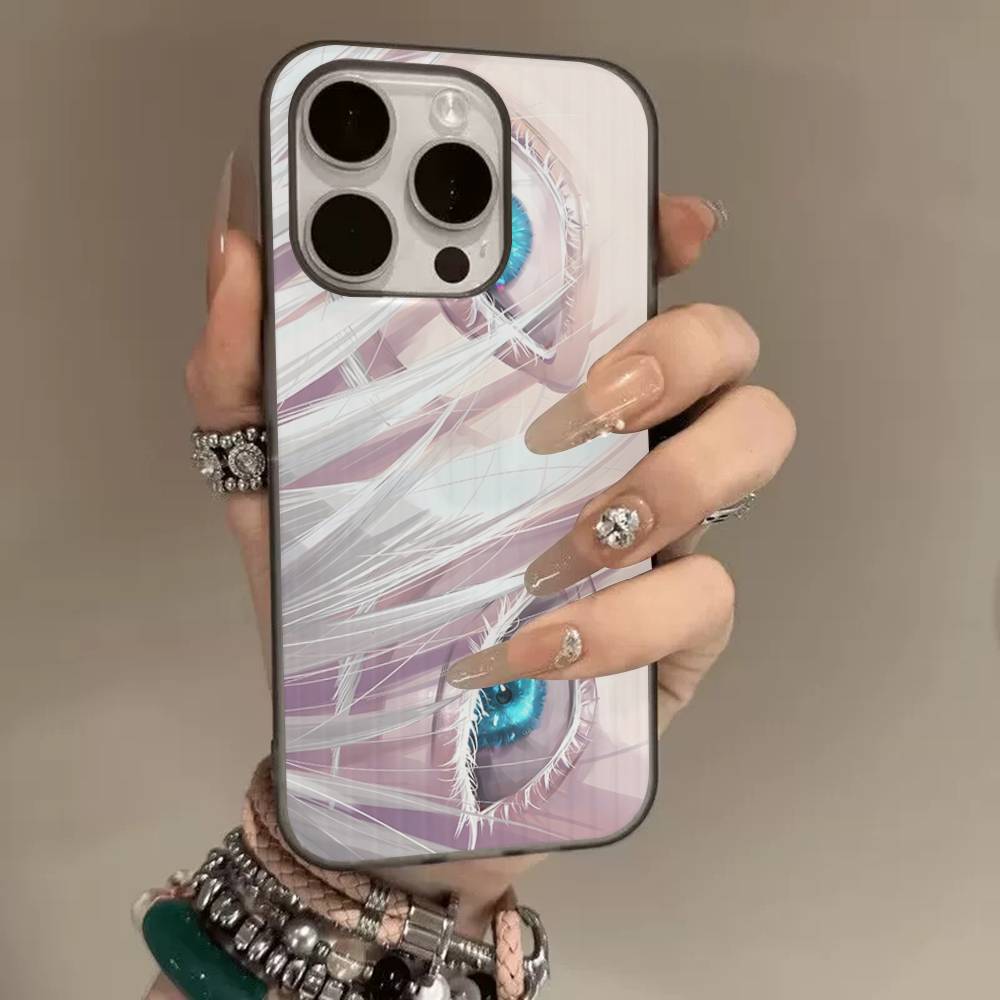 Jujutsu Kaisen Satoru Gojo Comics Luxury Ripple Shockproof Phone Case For IPhone 17 Air 16 15 14 13 12 11 Pro Max Plus Pro