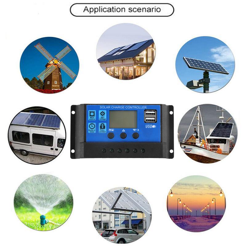 300W Solar Panel Kit with 10-60A Controller for Car, Yacht, or Home