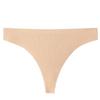 Pure Cotton Sexy Women's Thongs - Solid Color Ribbed T-Pants for Girls