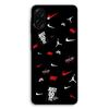 Case For Samsung Galaxy A07 NIKE JORDAN White Red Black Background Maniacase