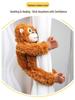 Gorilla Plush Toy: Long-Armed Monkey Doll & Cushion - Children's Gift