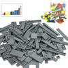 150PCS  DIY Model Smooth Thin Building Blocks MOC Multicolour Toy Parts Bulk Figures Flat Tile Bricks Educational Children Toys Gift Leduo