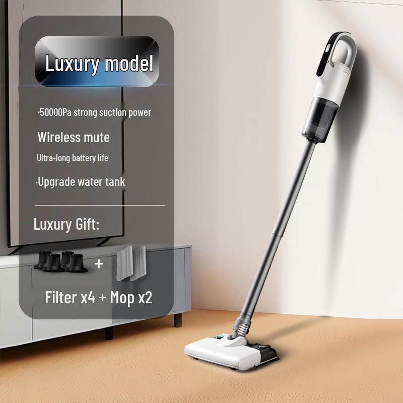 2025 Suction Wireless Vacuum Cleaner: Multifunctional Sweeping & Mopping with Water Tank, Handheld Design.