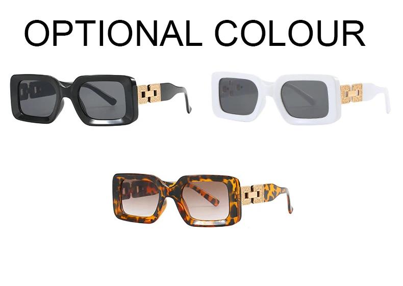 Lightweight Comfortable Durable High Quality Retro Stylish Square Shaped Lenses Female Male Women Men Sun Glasses