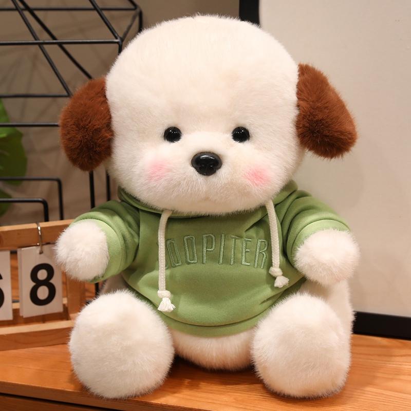 

Lovely Dog Wearing Animal Clothes Stuffed Soft Texture Cute Plush Toy Puppy Pillow Birthday Celebration Gifts perfect for creative play 35cm