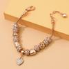 1PC Women's Fashion Pan Family DIY Multi Element Love Beaded Bracelet Date Travel Banquet Party Holiday Dressing Gift