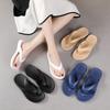 Flip-flops women's summer home outdoor arch reduction stepping on shit feeling beach male couple sandals
