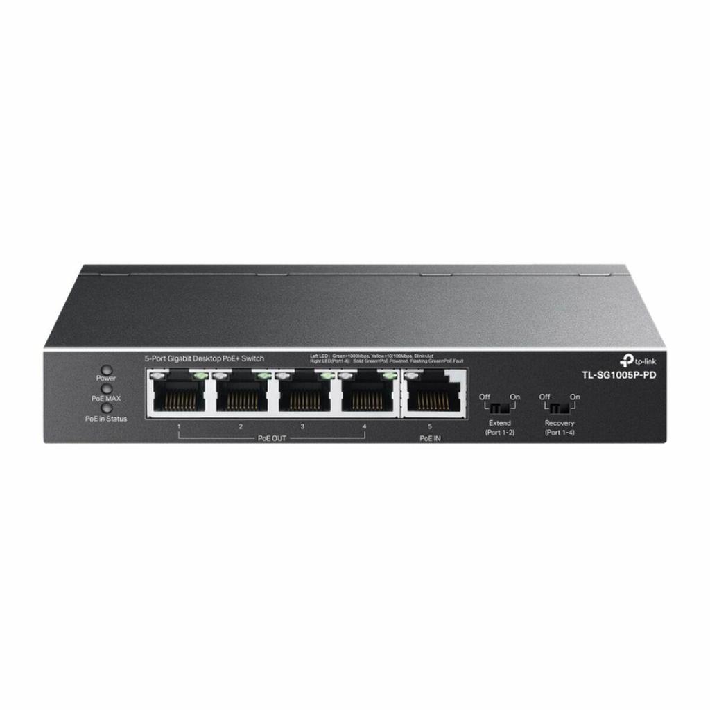 TP-Link TL-SG1005P-PD Network Switch 5 ports PoE Black