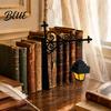 Ambient Book Light Vintage Lantern/Ghost Bookshelf Light  Metal Desk Lamp with Warm Lighting  Accent for Bookcases Retro Lovers & Library Study