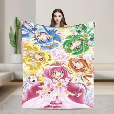 Mermaid Melody Pichi Pichi Pitch Blanket Quality Soft Throw Blanket Winter Child Couch Chair Funny Bedspread