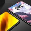 Pink Sunset Mountain Phone Case Cover  for Xiaomi Poco F7 Ultra F6 F5 F4 F3 X6 X5 X4 X3 NFC C51 C55 M4 GT 5G Soft TPU Shell Bags