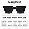 2026 New High-Quality Acrylic CP-Plugged Sunglasses Retro Square Frame Unique Trend UV Protection Eyewear Unisex Goggles