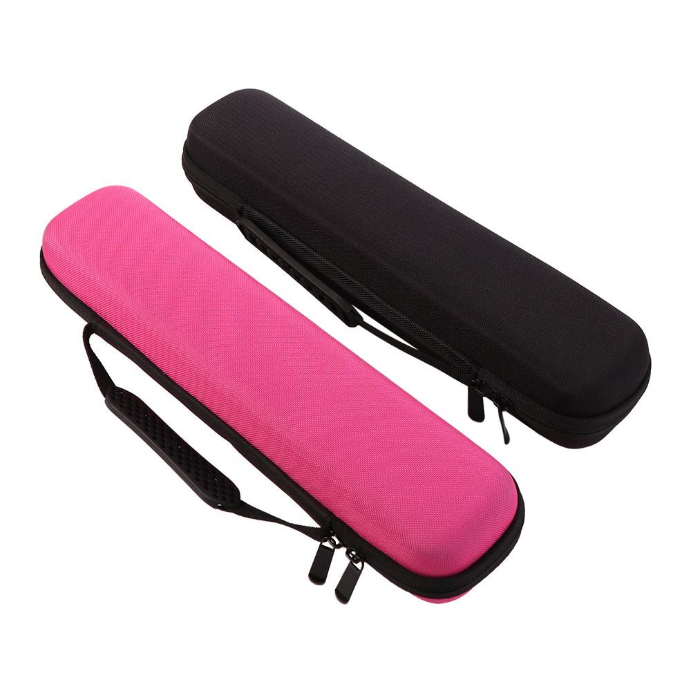Double Zipper Hair Straightener Storage Bag Hard Shell Hair Rollers Storage Box Travel