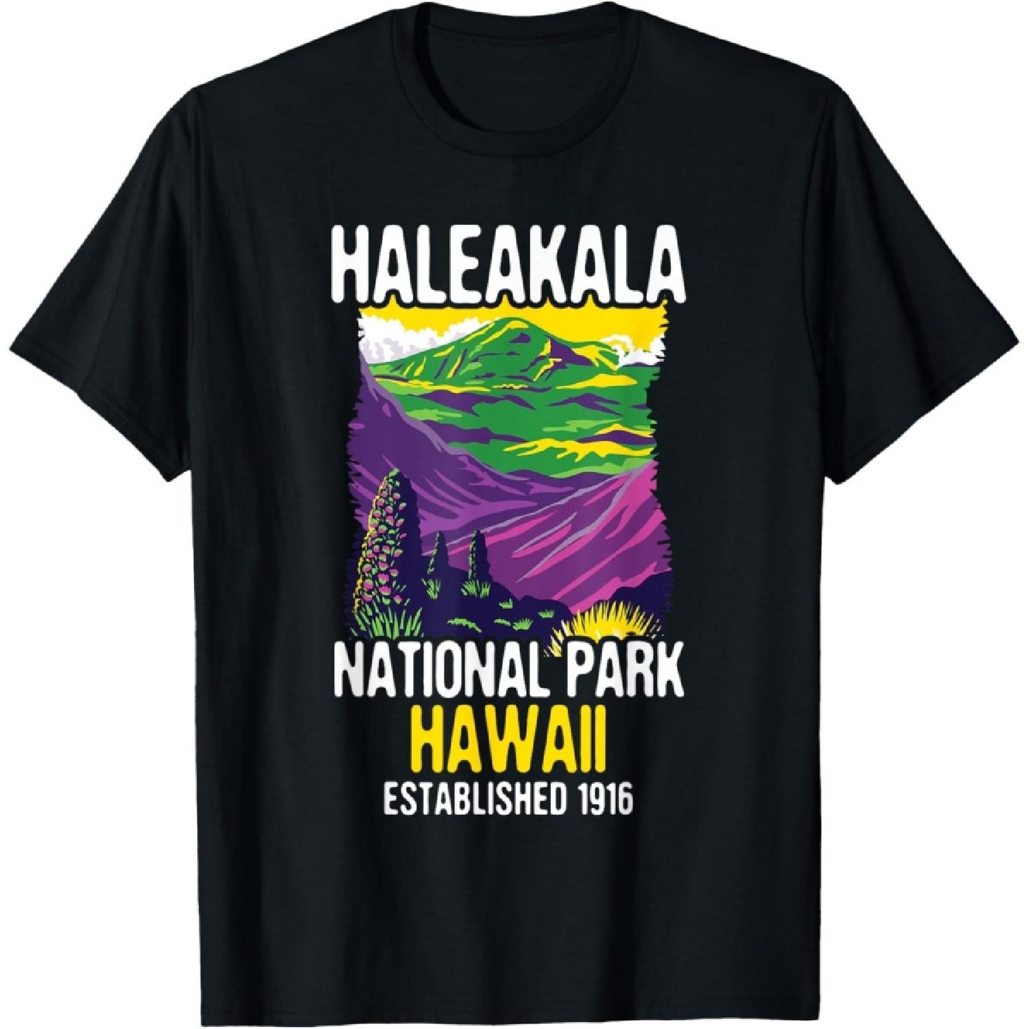 

Haleakala US National Park Maui Volcano Hawaii Hawaiian T-Shirt XXXXXL чорний