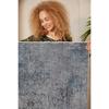 Decorative Non-Slip Base Worn Patterned Living Room Carpet Special Design, Thin, Washable Carpet
