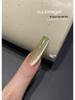 Sea Salt Mint Cat Eye Gel Nail Polish - 10 Colors with Green Glass Beads Mambo Style