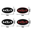 2026 Hot Car Sticker 6cm Car Steering Wheel Center Sticker For KIA Sportage Picanto Rio Ceed Cerato Soul K5 Sorento Car Interior