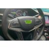 For Cadillac CT6 2016- Carbon Fiber Style Steering Wheel Frame Cover Trim