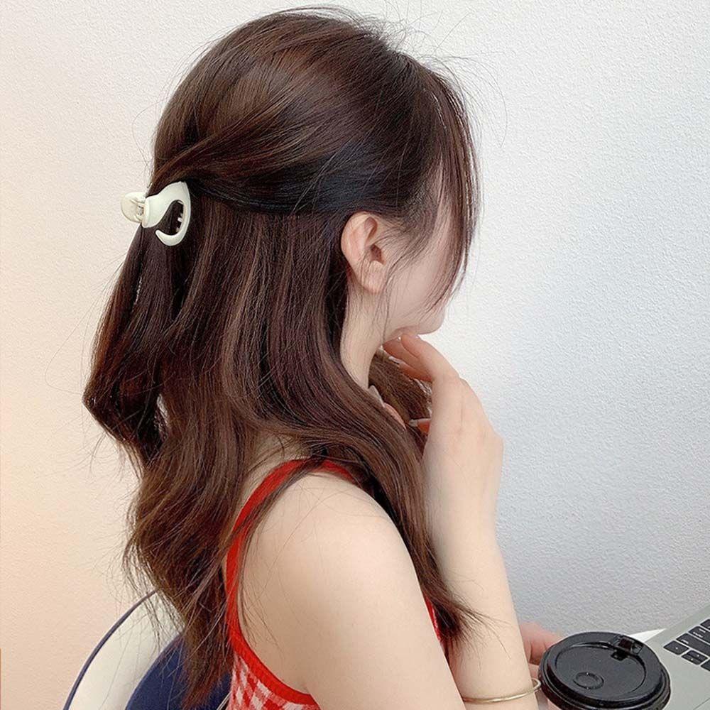 

Clip Wome Hair Claw Solid Color Small Mini Hair Claw Girls Hairpin Korean Style Hair Clip Headwear кофейный