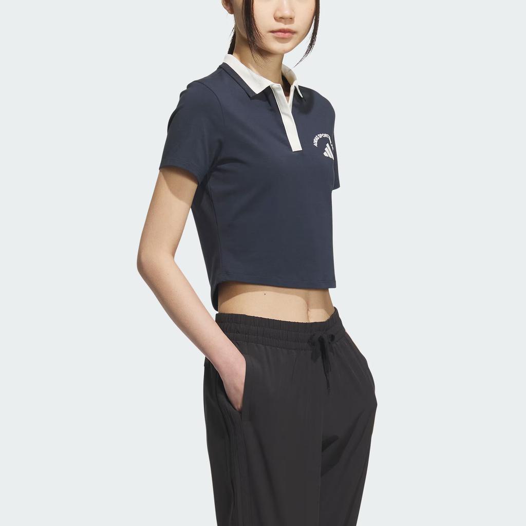 adidas Sportswear SS25 Casual Slim Fit Short Sleeve Polo Shirt Women Tops KC0076