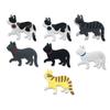 Magnetic Cats Bendable Tail Cats Cartoon Animal Photo Magnets Fun Cats Tail Refrigerator Magnets Ornament