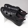 39-48 Men's Sandals Shoes  Genuine Leather Anti-slip Breathable Hollow Outdoor Sports Beach Shoes Casual Sandals