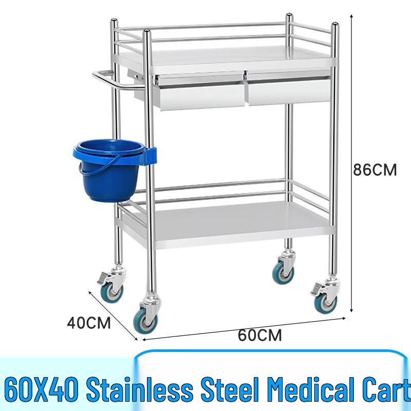 Stainless Steel Medical Treatment Cart