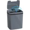 15L Sensor Bin, Automatic Touchless Kitchen Bin, Easy Clean, Battery Operated for Home Office, Bedroom, Bathroom, Grey