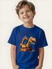 Creative children's tops, car enthusiasts, dinosaur enthusiasts, exclusive street style base layer.