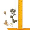 Metal Metal Golden Rose Bookmarks Gold Flower Bookmark Women Gift Box  Office