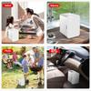 40W 8L Büyük Kapasiteli Araba Buzdolabı Mini Taşınabilir Kozmetik Depolama Dondurucu Soğuk ve Sıcak Çift Amaçlı Buzdolabı 20,5 * 26 * 30 cm