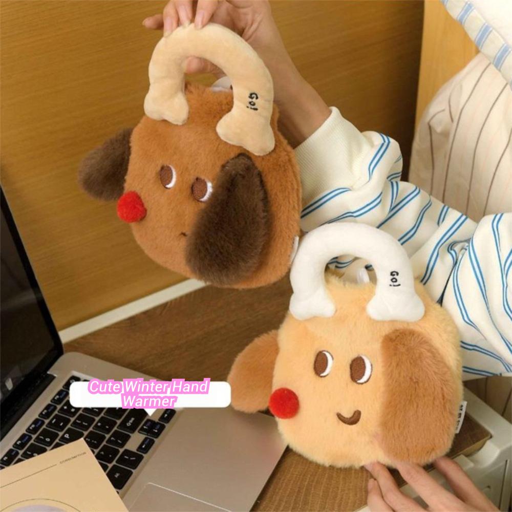Cartoon Dog Hot Water Bottle 350ML Belly Warmer Cute Hand Warmer  Winter