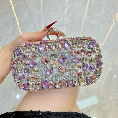 Hochwertige Pailletten-Tasche, Modische und Luxuriöse Bankett-Handtasche, Funkelnde Diamant-Abendtasche, Umhängetasche