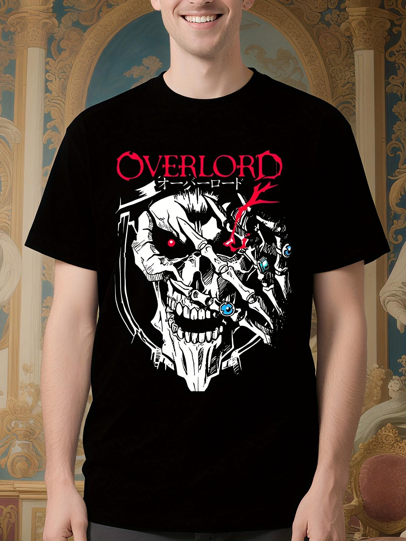 Overlord Ainz OAL Gown Albedo Skull Anime Graphic Tshirt ... XXXL
