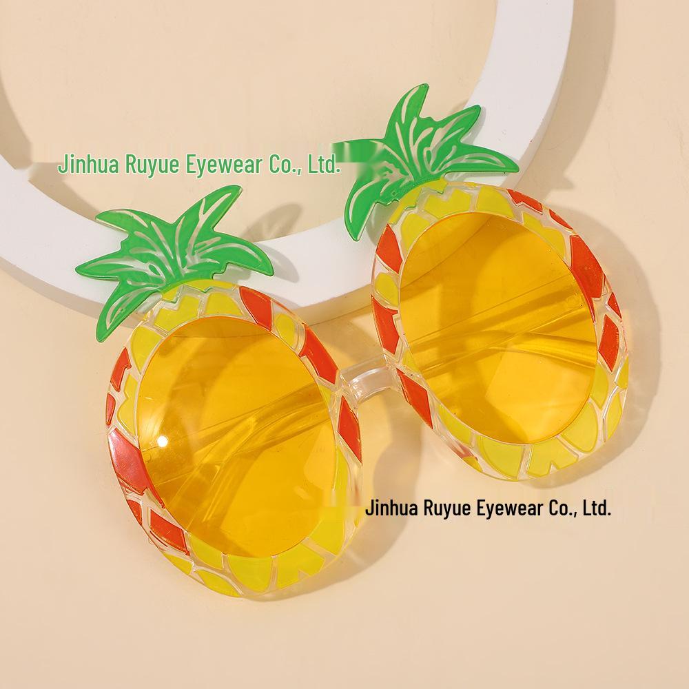 Hawaiian Fruit-Themed Personalized Sunglasses Party Props