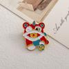 New Year and Spring Festival Lion Awakening Cute Clothing Cartoon Brooch Pin Badge