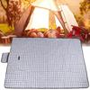 Outdoor Portable Machine Washable Oxford Cloth Picnic Pad Moistureproof Thicken Beach Ground Matblue White