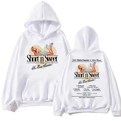 Sabrina Carpenter Tour Hoodie Unisex Harajuku Pullover Tops Long Sleeve Hoodies Fans Gift