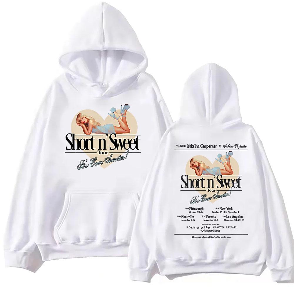 

Худи для тура Сабрины Карпентер, унисекс, пуловеры в стиле харадзюку, худи с длинными рукавами, подарок для фанатов S