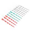 12pcs Bird Repellent Rods Hanging Bird Reflective Scare Spiral Rods To Keep Birds Away From Garden House Patio
