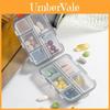 Portable Medication Organizer With Sealed Compartments For Daily Use And Travel