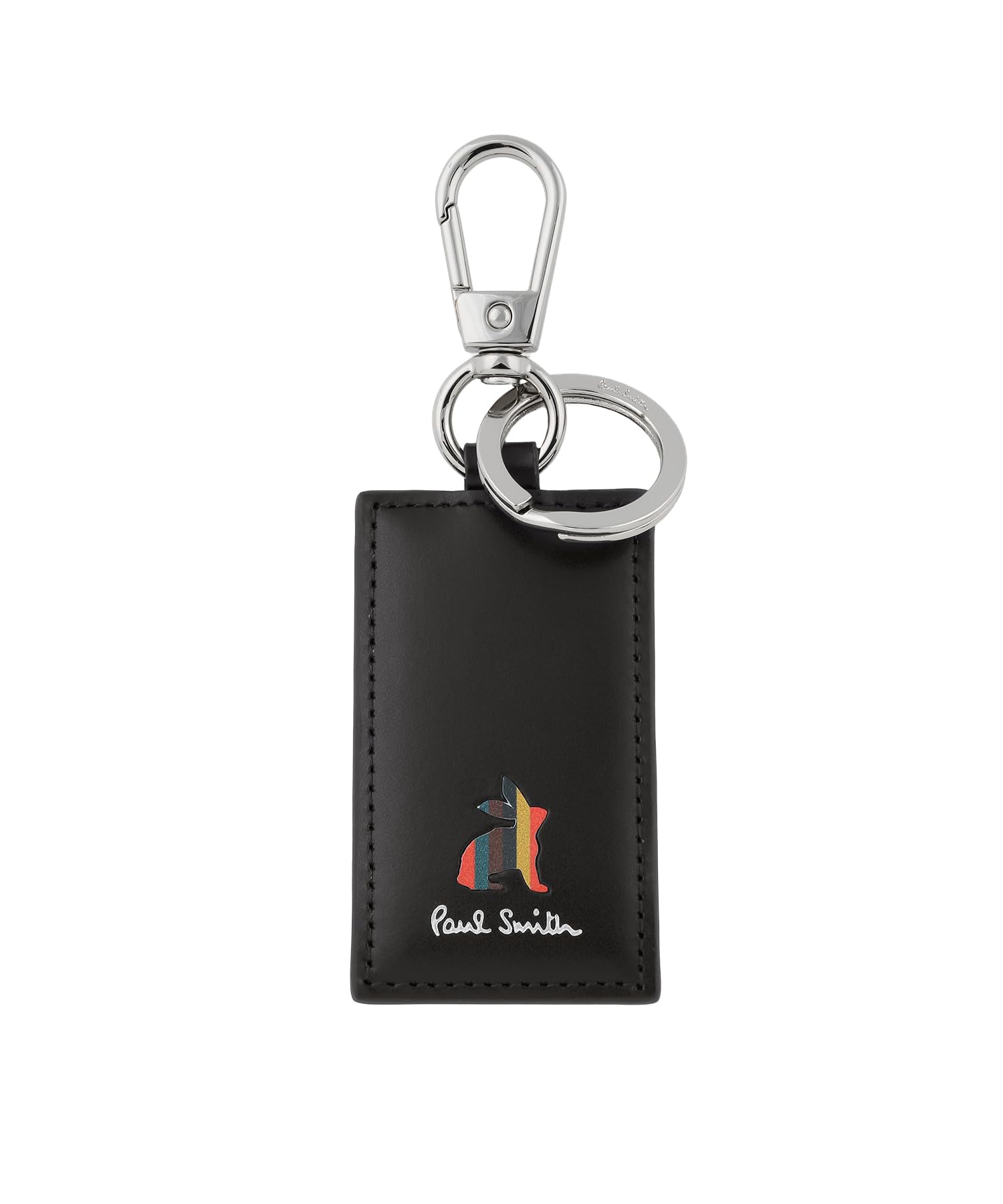 Marquetry Bright Stripe Rabbit Keyring