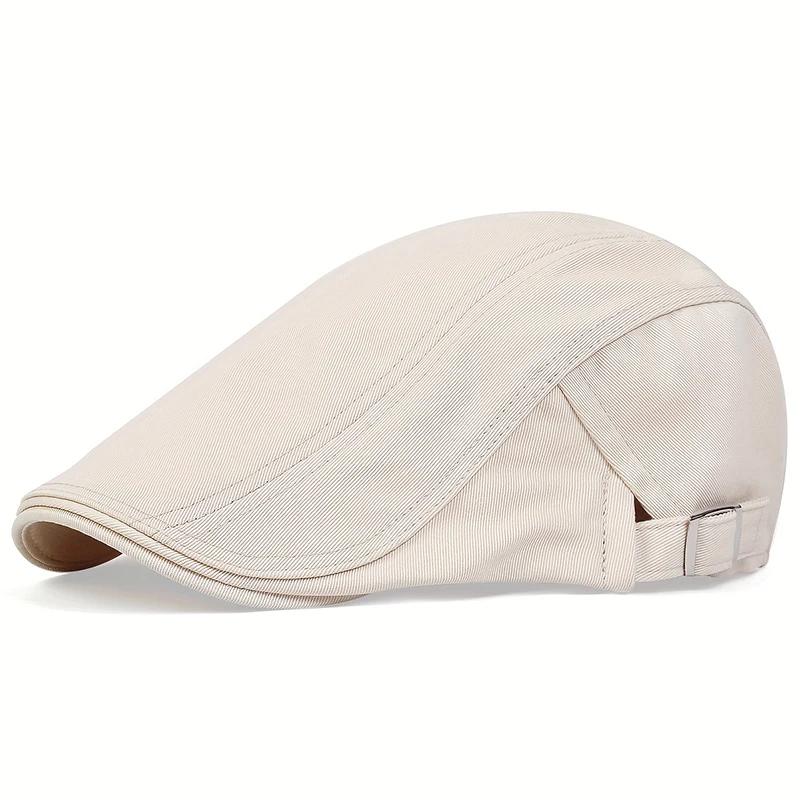 Fashion Hip Hop Cap Men Spring and Summer Solid Color Beret Cap Fashion Men Women Wild Berets Hat Outdoor Sun Hat Forward Hats