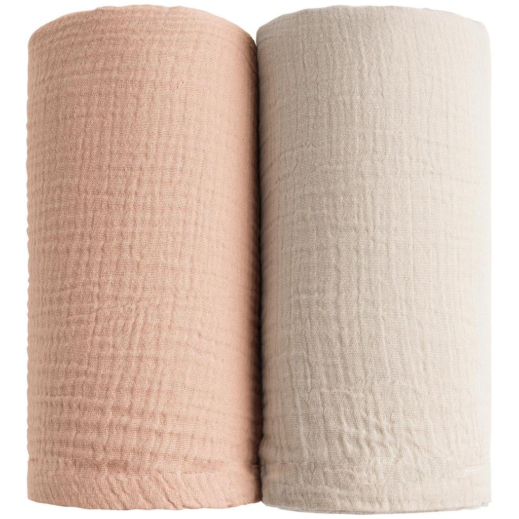 Newborn Muslin Swaddle: Soft, Breathable Blanket for Wrapping, Burping & Bathing - Perfect Baby Gift
