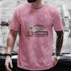 Men's Street T-shirt Car Motorsport Drifting Print Tops Tees Summer T Shirt Stylish Oversized Tee Shirt for Men Tshirt Clothing